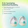 Willow Wave 2-in-1 Double Manual Wearable Pump + Collection Cups